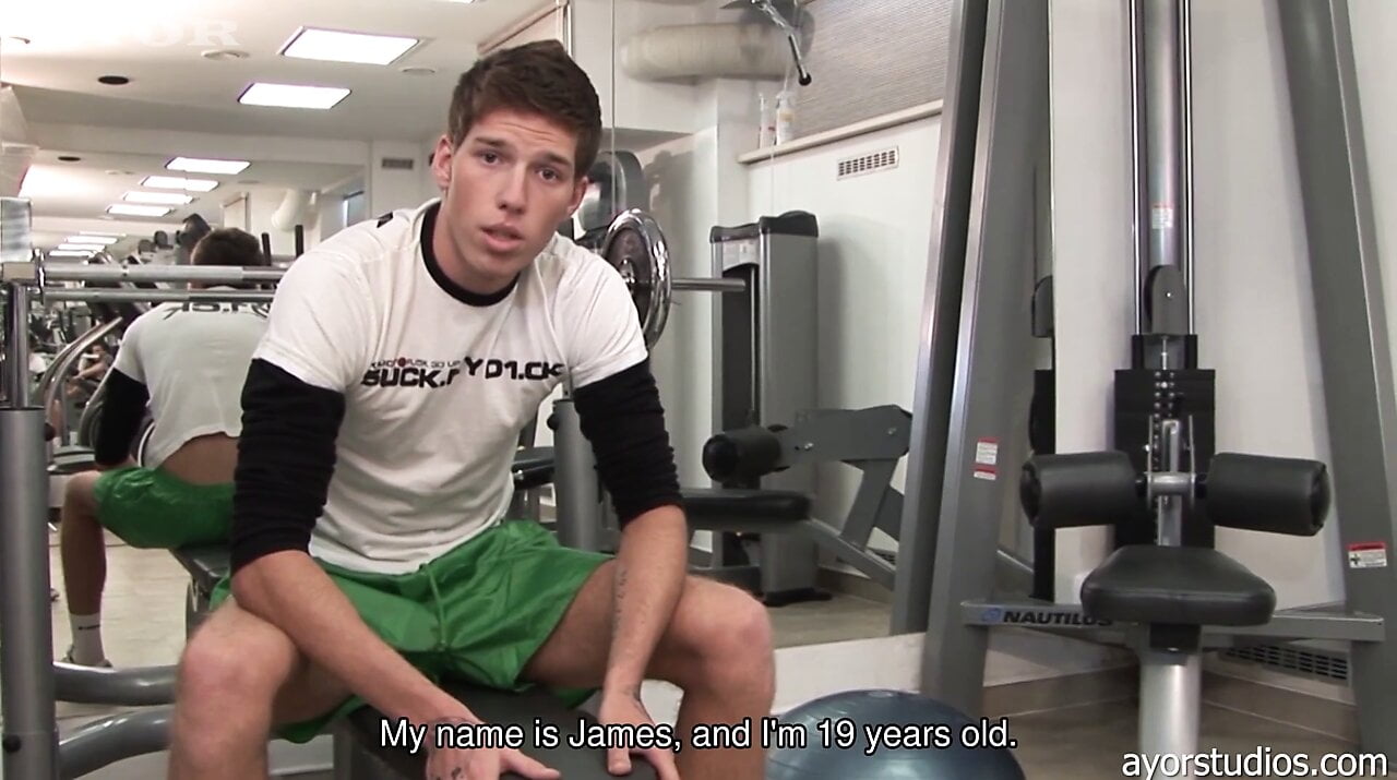 James and Adam in the gym