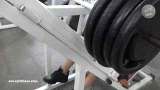 Naked in public gym tv show