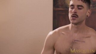 MASQULIN Bearded Homo Adam Ramzi Barebacks Hung Cayden Stone