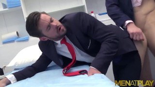 MENATPLAY Hunky Kayden Gray Anal Fucks Doctor Mike De Marko