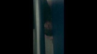 Understall College Bathroom BJ with CUM swallowed