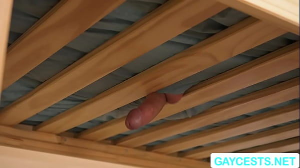 Slut Gay Cole sucks stepbros dick in the bank