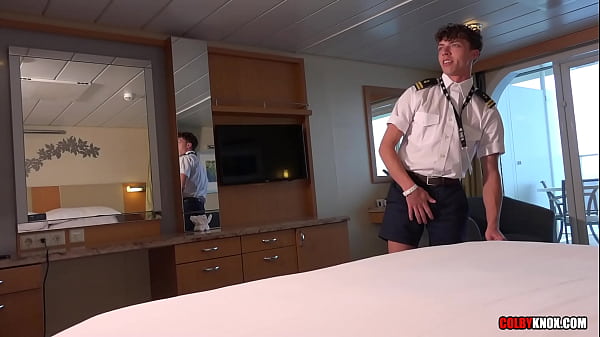 Sailor Boatboy Twink Jack Valor takes a break and Fucks His Passenger RAW