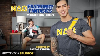 NextDoorStudios – Sexy Frat Boy Kian Kane Allows Study Buddy To Use His Holes