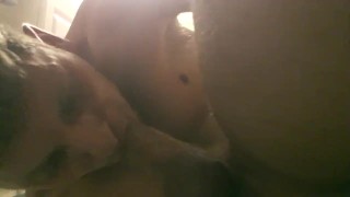 Big dick white guy Self Sucks solo cumshot Must look! Pt.1 of 2