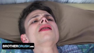 Innocent Boy Austin Xanders Takes His Big Step Bros Giant Throbbing Cock And Hot Jizz – BrotherCrush