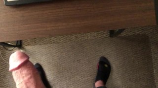 Dick Almost as big as Shaker Bottle