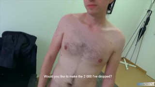 DIRTY SCOUT 197 –  Dark Long Haired Straight Guy Exchanges His Ass For A Job