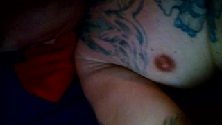 Cum eating. Hubby
